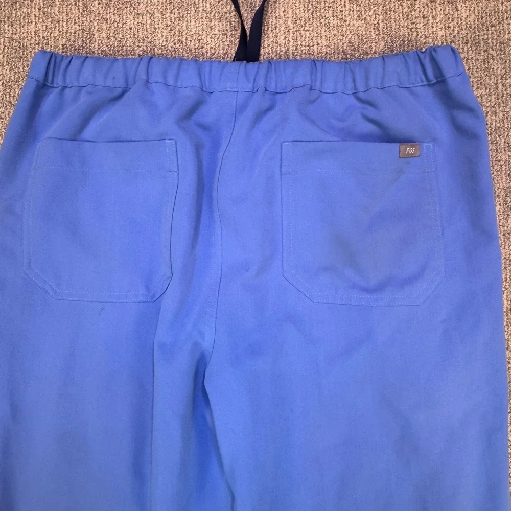 FIGS Pisco‎ Scrub Pants Mens Large Tall Blue FIONx Medical Scrubs FM4500T